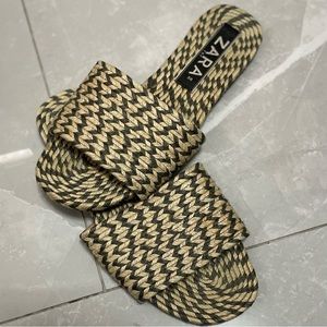 ZARA WOVEN SANDALS